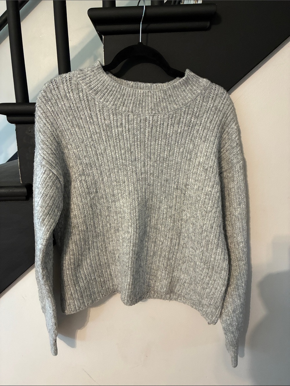 Mock neck sweater